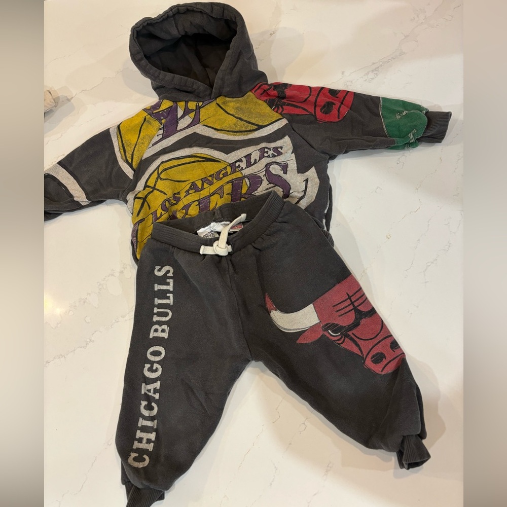 Zara NBA sweatsuit size 2-3